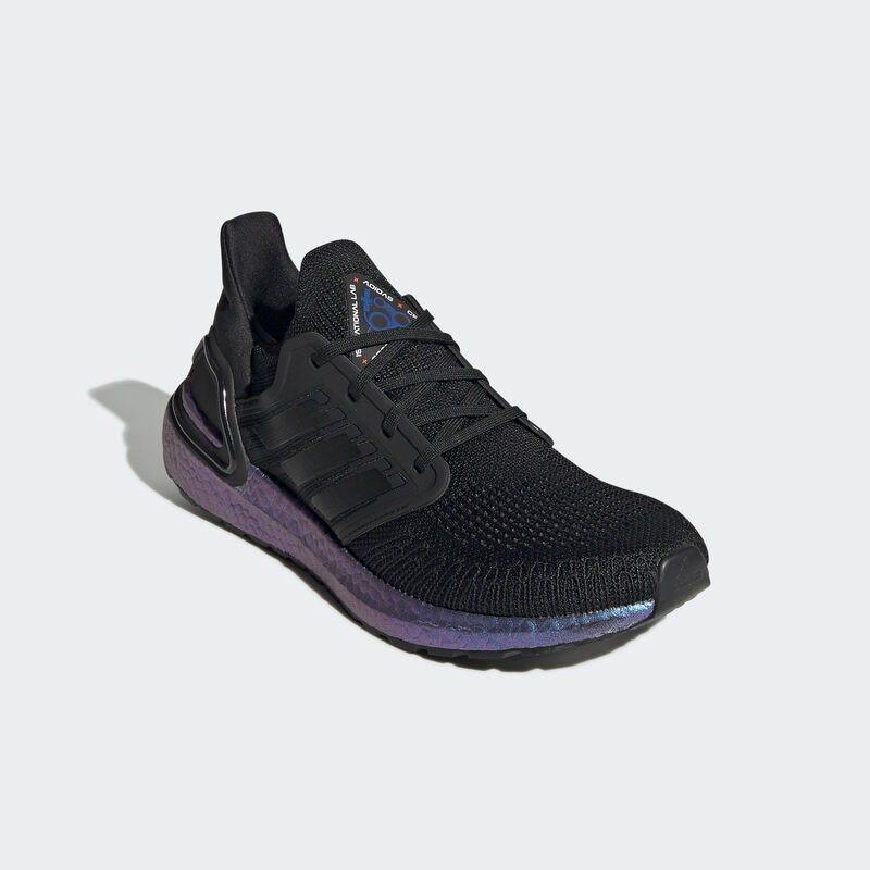 Adidas ultra boost 20 black cheap blue